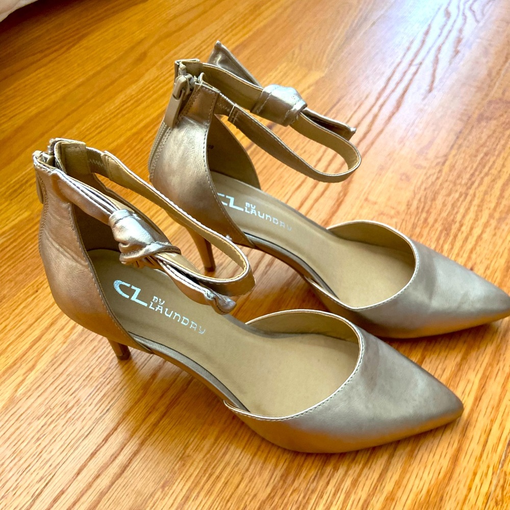 New Without Box Gold Heels - image 1